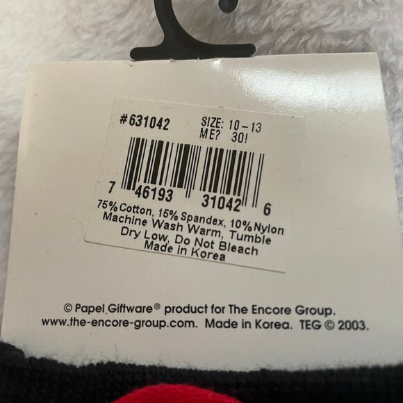 Lot of 5 Papel Giftware Greeting Socks Me? 30! Crew Socks 30th Birthday LG 10-13 - Picture 4 of 4